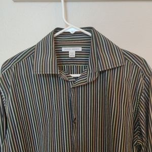Banana republic multiple colored stripped shirt😍